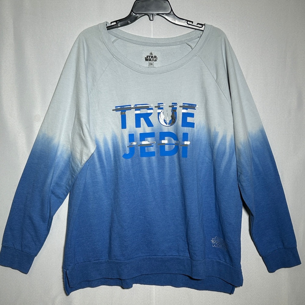 Disney Parks Star Wars True Jedi Ombre Rise Skywalker Sweatshirt Women's 2XL NWT